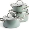 GreenPan Mayflower Pannenset - 3-delig - Lichtblauw - Inductie - PFAS-vrij -Keuken Potten Winkel 1200x1035