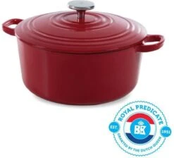 BK Bourgogne Braadpan Ø 28 Cm - Rood - Gietijzer - Inductie -Keuken Potten Winkel 1200x1086 1