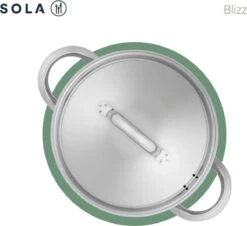 Sola Pannenset Blizz - 4 Delig - Ø Cm - Zilver - RVS - Sandwichbodem -Keuken Potten Winkel 1200x1098 3