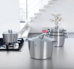 BK Conical+ Kookpannenset - 5-delig - RVS - Inductie -Keuken Potten Winkel 1200x1128 1