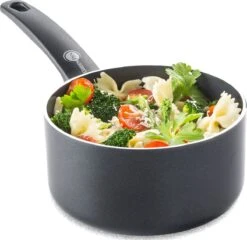 GreenPan Cambridge Steelpan 16cm - Zwart - Inductie - PFAS-vrij -Keuken Potten Winkel 1200x1166