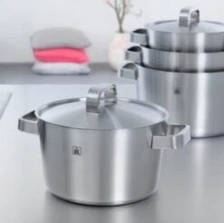 BK Conical+ Kookpannenset - 5-delig - RVS - Inductie -Keuken Potten Winkel 1200x1189