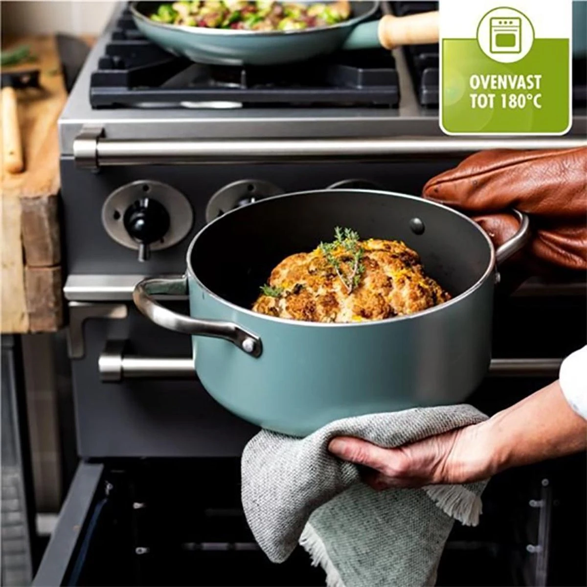 BK Greenpan Keramische Antikleef Pannenset 5-delig - Inductie - Greenpan - Pan - Mat - Koken - Keuken - RVS Pan - Pannenset - Anti Aanbak 6 BK Greenpan Keramische Antikleef Pannenset 5-delig - Inductie - Greenpan - Pan - Mat - Koken - Keuken - RVS Pan - Pannenset - Anti Aanbak - Afbeelding 4