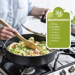 GreenPan Memphis Pannenset - 20-delig - Zwart - Inductie - PFAS-vrij -Keuken Potten Winkel 1200x1200 332