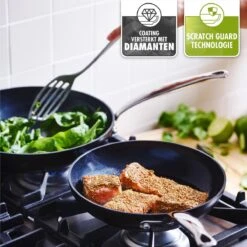 GreenPan Barcelona Infinity Pro Hapjespan Met Deksel 30cm - Zwart - Inductie - PFAS-vrij -Keuken Potten Winkel 1200x1200 352