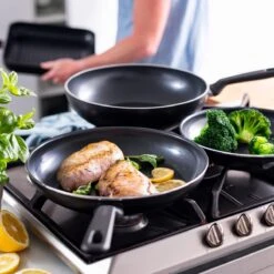 GreenPan Memphis Koekenpannenset - 3-delig - Zwart - Inductie - PFAS-vrij -Keuken Potten Winkel 1200x1200 364