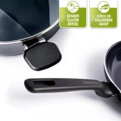 GreenPan Memphis Hapjespan 28cm - Zwart - Inductie - PFAS-vrij -Keuken Potten Winkel 1200x1200 433