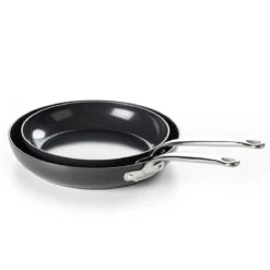 GreenPan Barcelona Infinity Pro Koekenpannenset Ø 24cm + Ø 28cm - Zwart - Inductie - PFAS-vrij -Keuken Potten Winkel 1200x1200 466