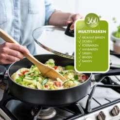 GreenPan Memphis Pannenset - 4-delig - Zwart - Inductie - PFAS-vrij -Keuken Potten Winkel 1200x1200 478