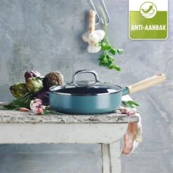GreenPan Mayflower Hapjespan Met Deksel - Ø 24 Cm - Keramisch - Inductie -Keuken Potten Winkel 1200x1200 544