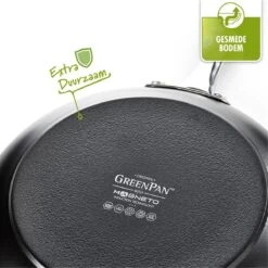 GreenPan Brussels Koekenpan 20cm - Zwart - Inductie - PFAS-vrij -Keuken Potten Winkel 1200x1200 545