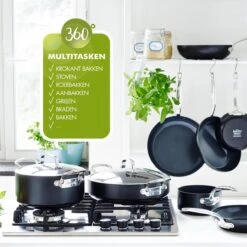 GreenPan Barcelona Infinity Pro Koekenpan 32cm - Zwart - Inductie - PFAS-vrij -Keuken Potten Winkel 1200x1200 607