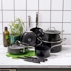 GreenPan Barcelona Infinity Pro Koekenpannenset - 3-delig - Zwart - Inductie - PFAS-vrij -Keuken Potten Winkel 1200x1200 629