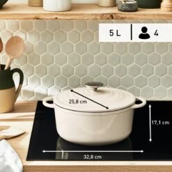 Tefal LOV Braadpan - 5L - Ø25 Cm - Beige -Keuken Potten Winkel 1200x1200 748