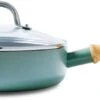 GreenPan Mayflower Hapjespan Met Deksel - Ø 24 Cm - Keramisch - Inductie -Keuken Potten Winkel 1200x437