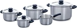 BK Karaat+ Pannenset - 5-delig - RVS – Geschikt Voor Alle Warmtebronnen -Keuken Potten Winkel 1200x445