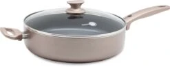 GreenPan Cambridge Hapjespan Met Deksel 28cm - Brons - Inductie - PFAS-vrij -Keuken Potten Winkel 1200x475