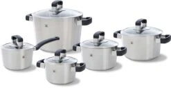 BK Conical Cool Glas Pannenset - 5-delig - Glazen Deksels - Geschikt Voor Alle Warmtebronnen -Keuken Potten Winkel 1200x620 2