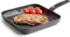 GreenPan Cambridge Grillpan 28cm - Zwart - Inductie - PFAS-vrij -Keuken Potten Winkel 1200x634