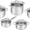 Tefal Duetto+ Pannenset -10 Delig- 5 Pannen - Kookpannenset - Zilver - Afdruipdeksels -Keuken Potten Winkel 1200x675 5