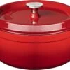 Sola Braadpan Gietijzer - Ø 20 Cm - Oranje/Rood - Gietijzer - Extra Zware Bodem -Keuken Potten Winkel 1200x735 1