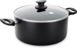 GreenPan Cambridge Kookpan Met Deksel 24cm - Zwart - Inductie - PFAS-vrij -Keuken Potten Winkel 1200x751