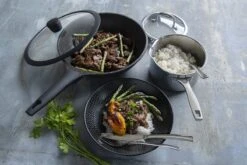 Sola Wokpan Fair Cooking - Ø 30 Cm - Zwart/wit - Aluminium - Antiaanbaklaag -Keuken Potten Winkel 1200x800 138