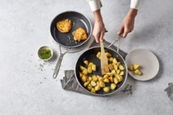 Demeyere Alu Industry 3 Koekenpannenset - Inductie - Pannenset 24 Cm + 28 Cm - Ceraforce Antikleeflaag - PTFE-vrij -Keuken Potten Winkel 1200x800 49