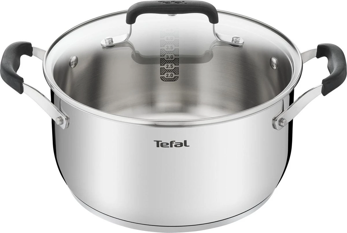 Tefal Cook & Cool E493S6 - Set 3-delig (kookpan 20/24 + Steelpan 16) 5 Tefal Cook & Cool E493S6 - Set 3-delig (kookpan 20/24 + Steelpan 16) - Afbeelding 3