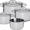 Sola Pannenset Mirage - 4 Delig - Ø 16,16,18,20 Cm - Zilver - RVS - Sandwichbodem -Keuken Potten Winkel 1200x847