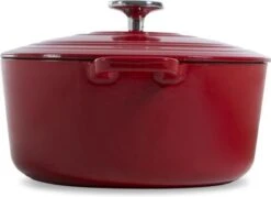 BK Bourgogne Braadpan Ø 28 Cm - Rood - Gietijzer - Inductie -Keuken Potten Winkel 1200x872 1