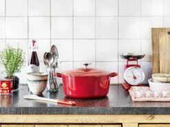 BK Bourgogne Braadpan Ø 24 Cm - Rood - Gietijzer - Inductie -Keuken Potten Winkel 1200x901 1