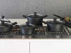 Sola Wokpan Fair Cooking - Ø 30 Cm - Zwart/wit - Aluminium - Antiaanbaklaag -Keuken Potten Winkel 1200x905 8