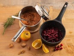 Sola Steelpan Fair Cooking - Ø 18 Cm - Zwart/wit - Aluminium - Antiaanbaklaag -Keuken Potten Winkel 1200x906 21