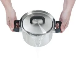 BK Flow Cool Pannenset - 4-delig – RVS Deksels - Veilig Afgietsysteem - Geschikt Voor Alle Warmtebronnen -Keuken Potten Winkel 1200x912