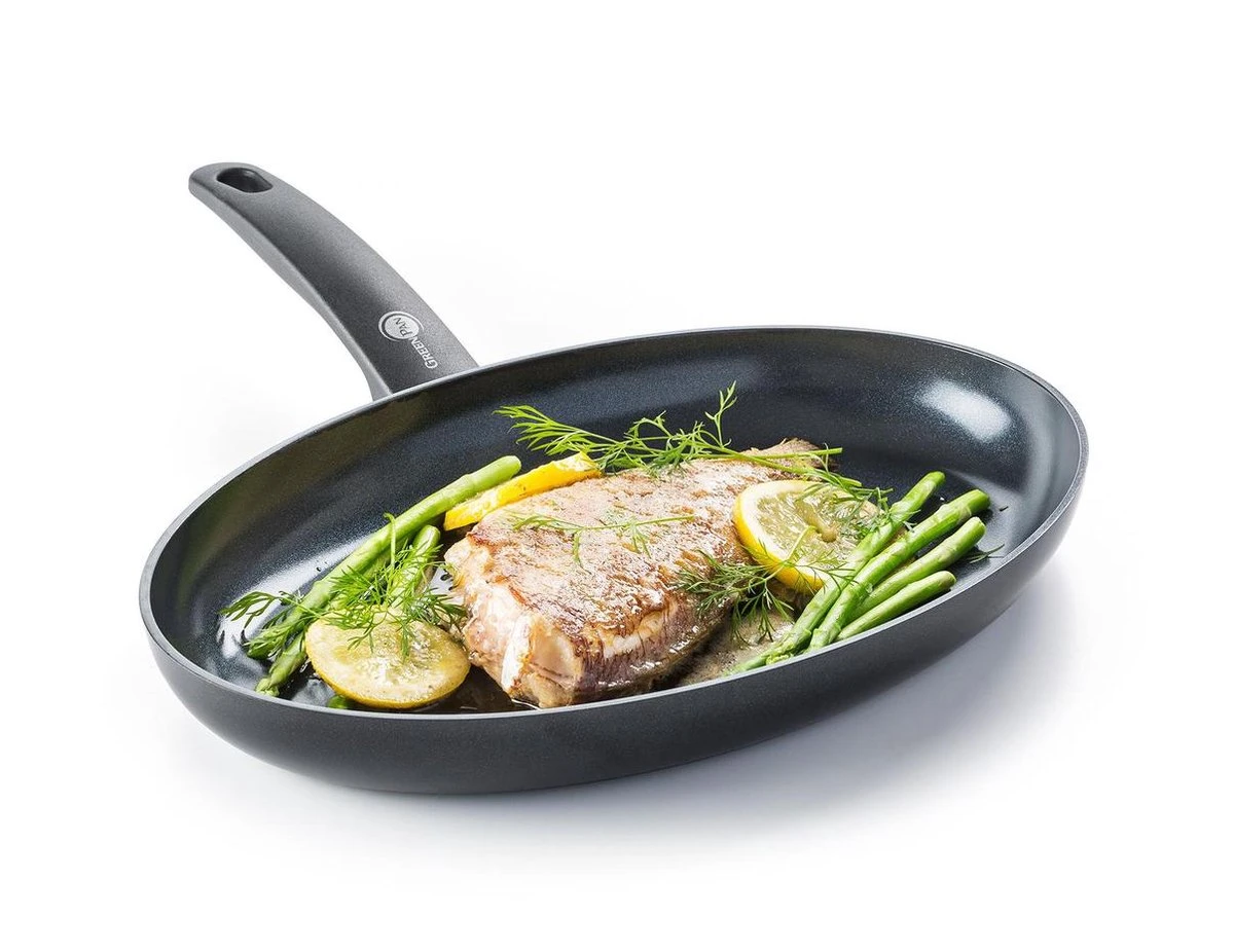 GreenPan Cambridge Vispan 32cm - Zwart - Inductie - PFAS-vrij 5 GreenPan Cambridge Vispan 32cm - Zwart - Inductie - PFAS-vrij - Afbeelding 3