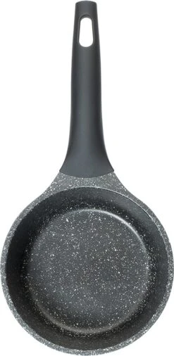 Sola Steelpan Fair Cooking - Ø 18 Cm - Zwart/wit - Aluminium - Antiaanbaklaag -Keuken Potten Winkel 586x1200