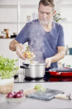 BK Flow Cool Pannenset - 4-delig – RVS Deksels - Veilig Afgietsysteem - Geschikt Voor Alle Warmtebronnen -Keuken Potten Winkel 799x1200