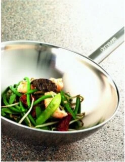 Demeyere Wok - Ø 30 Cm - Vlakke Bodem -Keuken Potten Winkel 925x1200